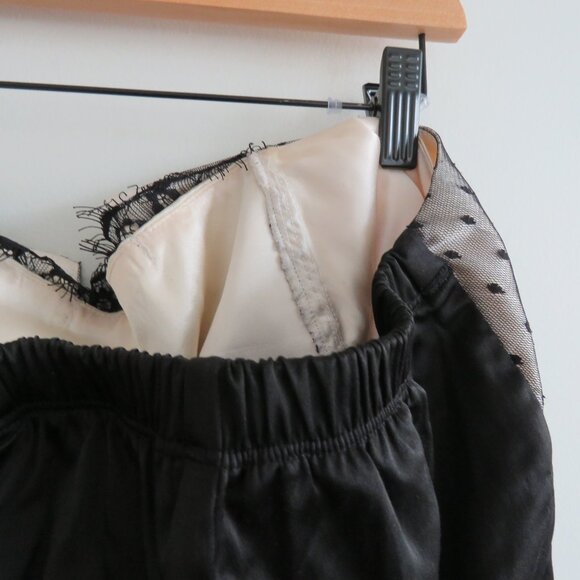 VINTAGE TORRID Y2K Black Lace Satin Bustier Top Goth Whimsigoth Fairy 2X - Picture 8 of 13